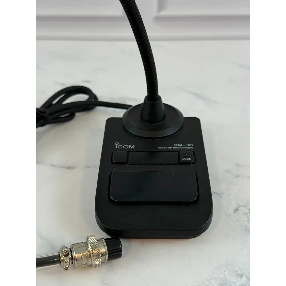 Icom SM-30 Compact Desktop Microphone IC 7000/7200/7300/9100 Amateur Ham Radio